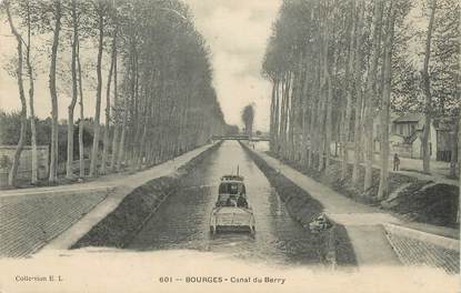 / CPA FRANCE 18 "Bourges, canal du Berry"