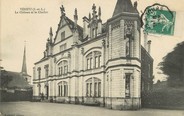 37 Indre Et Loire / CPA FRANCE 37 "Véretz, le château et le clocher"