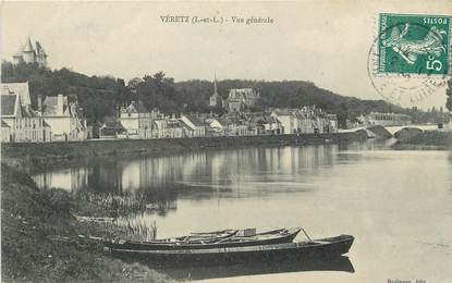 / CPA FRANCE 37 "Véretz, vue générale"