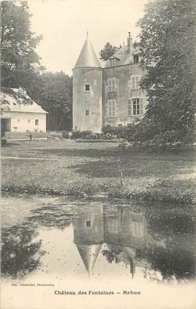 / CPA FRANCE 18 "Mehun, château des Fontaines"