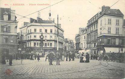 / CPA FRANCE 80 "Amiens, place Gambetta"