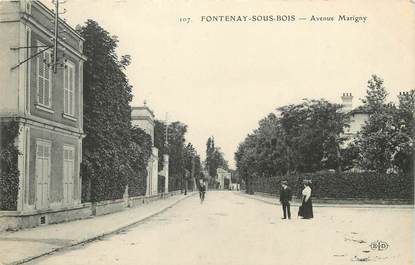 / CPA FRANCE 94 "Fontenay sous Bois, avenue Marigny "