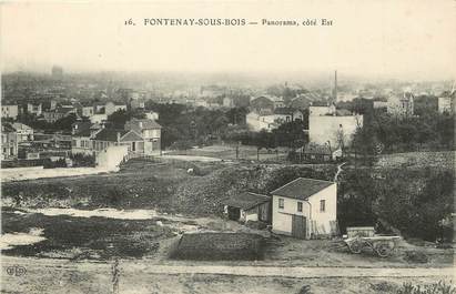 / CPA FRANCE 94 "Fontenay sous Bois, panorama côté Est"