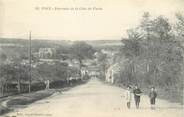 80 Somme / CPA FRANCE 80 "Poix, descente de la côte de Paris"