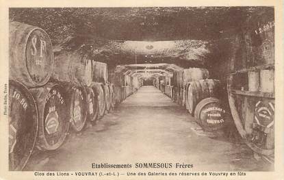 / CPA FRANCE 37 "Vouvray, clos des Lions, établissements Sommesous Frères"