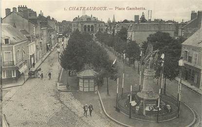 / CPA FRANCE 36 "Chateauroux, place Gambetta"