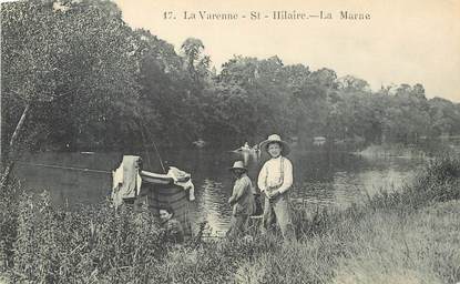 / CPA FRANCE 94 "La Varenne Saint Hilaire, la Marne"