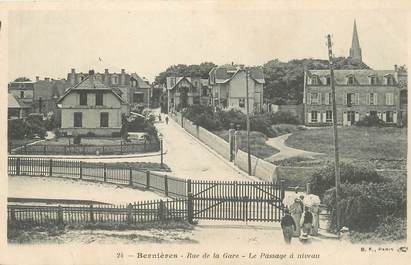 / CPA FRANCE 14 "Bernières, rue de la gare"