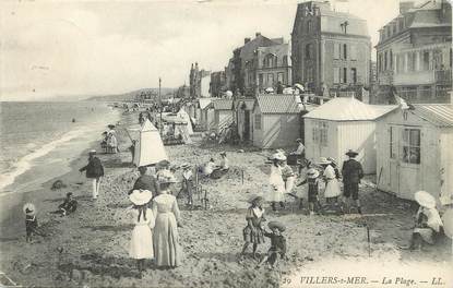 / CPA FRANCE 14 "Villers sur Mer, la plage"