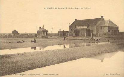 / CPA FRANCE 14 "Courseulles sur Mer, les parcs aux huitres"