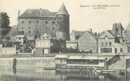 CPA FRANCE 53 "Mayenne, le chateau"