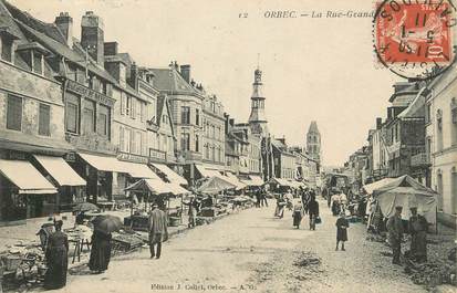 / CPA FRANCE 14 "Orbec, la rue grande"