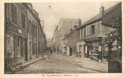 / CPA FRANCE 14 "Villerville, une rue"