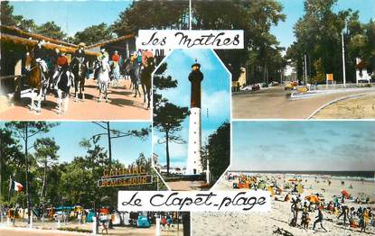 / CPSM FRANCE 17 "Les Mathes, Le Clapet Plage"