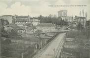 17 Charente Maritime / CPA FRANCE 17 "Pons, l'école supérieure, la tour et l'hôtel de ville"