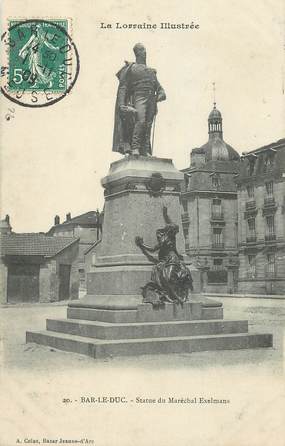 CPA FRANCE 55 "Bar le Duc, Statue du Maréchal Exelmans"
