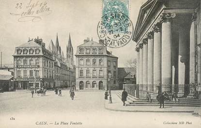 CPA FRANCE 14 "Caen, la Place Fontette"