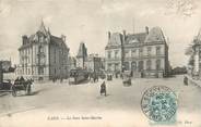 14 Calvado CPA FRANCE 14 "Caen, la Gare Saint Martin" / TRAMWAY