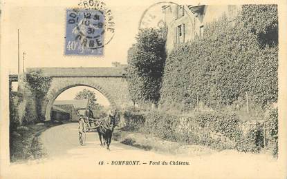 CPA FRANCE 61 "Domfront, Pont du Chateau