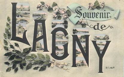 CPA FRANCE 77 "Souvenir de Lagny"