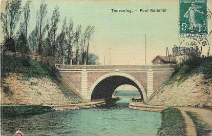 / CPA FRANCE 59 "Tourcoing, pont National"