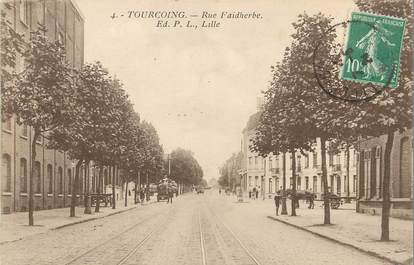 / CPA FRANCE 59 "Tourcoing, rue Faidherbe"