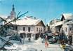 / CPSM FRANCE 74 "Megève, le village sous la neige"