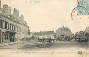 62 Pa De Calai / CPA FRANCE 62 "Etaples, place de l'hôtel de ville"