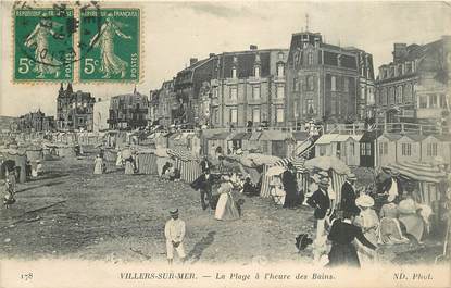 CPA FRANCE 14 "Villers sur Mer, la Plage"