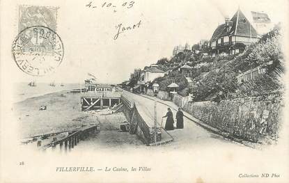 CPA FRANCE 14 "Villerville, le Casino, les Villas"