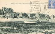 14 Calvado CPA FRANCE 14 "Saint Aubin sur Mer, Hotel Bellevue" / Obliteration FLAMME