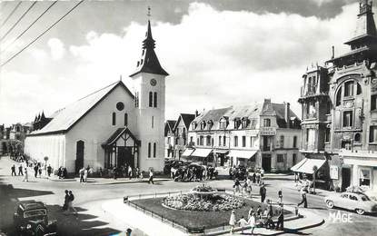 / CPSM FRANCE 62 "Berck plage, église Notre Dame des Sables"