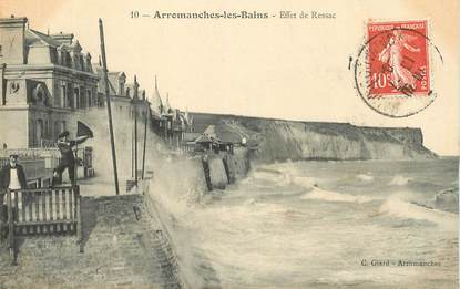 CPA FRANCE 14 "Arromanches les Bains, effet de Ressac"