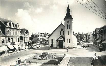 / CPSM FRANCE 62 "Berck plage, église Notre Dame des Sables "