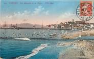 06 Alpe Maritime CPA FRANCE 06 "Cannes, les mouettes sur la plage"