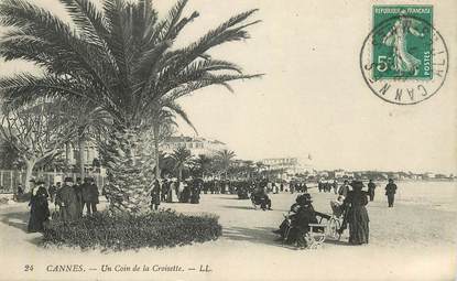 CPA FRANCE 06 "Cannes, un coin de la Croisette"