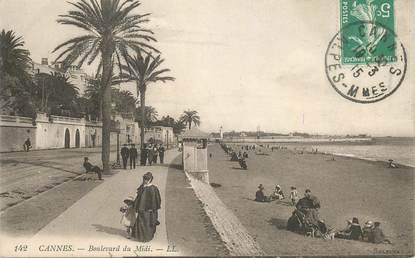 CPA FRANCE 06 "Cannes, le boulevard du Midi"