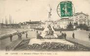 06 Alpe Maritime CPA FRANCE 06 "Cannes, le monument d'Edouard VII et le casino"