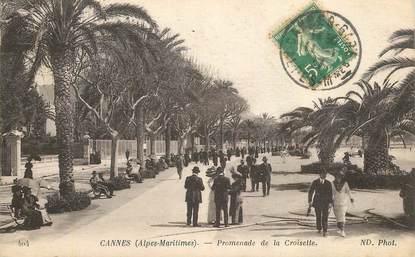 CPA FRANCE 06 "Cannes, promenade de la croisette"