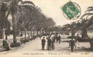 06 Alpe Maritime CPA FRANCE 06 "Cannes, promenade de la croisette"