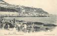 CPA FRANCE 06 "Nice, Plage du Lazaret et Chateau Schmith