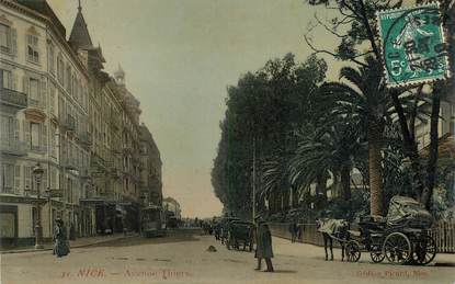 CPA FRANCE 06 "Nice, avenue  Thiers"