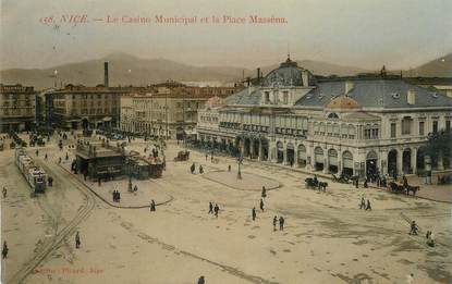 CPA FRANCE 06 "Nice, le casino municipal et la Place Masséna"