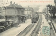 62 Pa De Calai / CPA FRANCE 62 "Boulogne sur Mer, la gare Boulogne Tintelleries" / TRAIN