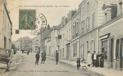 / CPA FRANCE 72 "Sillé le Guillaume, rue de Villaines"