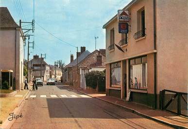 / CPSM FRANCE 72 "Ruaudin, le café tabacs, rue principale"