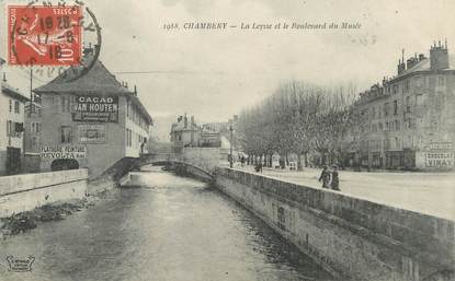 / CPA FRANCE 73 "Chambéry, la Leysse et le boulevard du musée"