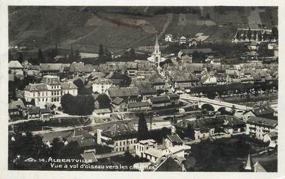 / CPSM FRANCE 73 "Albertville, vue à vol d'oiseau"