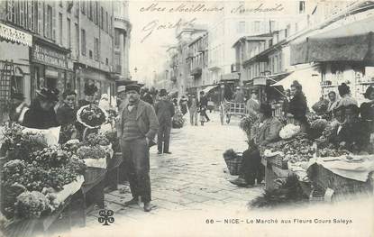 CPA FRANCE 06 "Nice, le marché aux  fleurs"