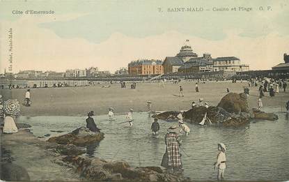  / CPA FRANCE 35 "Saint Malo, casino et plage"
